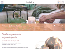 Tablet Screenshot of bolsius.com